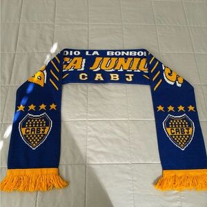 Boca Juniors CABJ Scarf Vintage Argentina First Division 2000s Y2K
